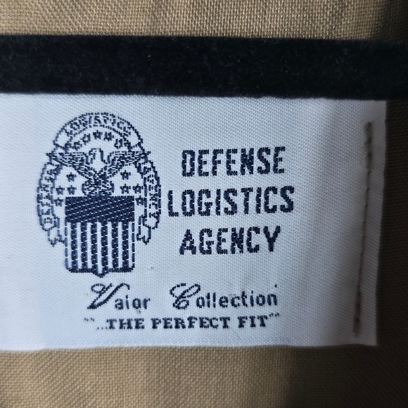Mens US Military Shirt Defense Logistics Agency Valor Collection Khaki Shade M1‎ - Picture 4 of 10